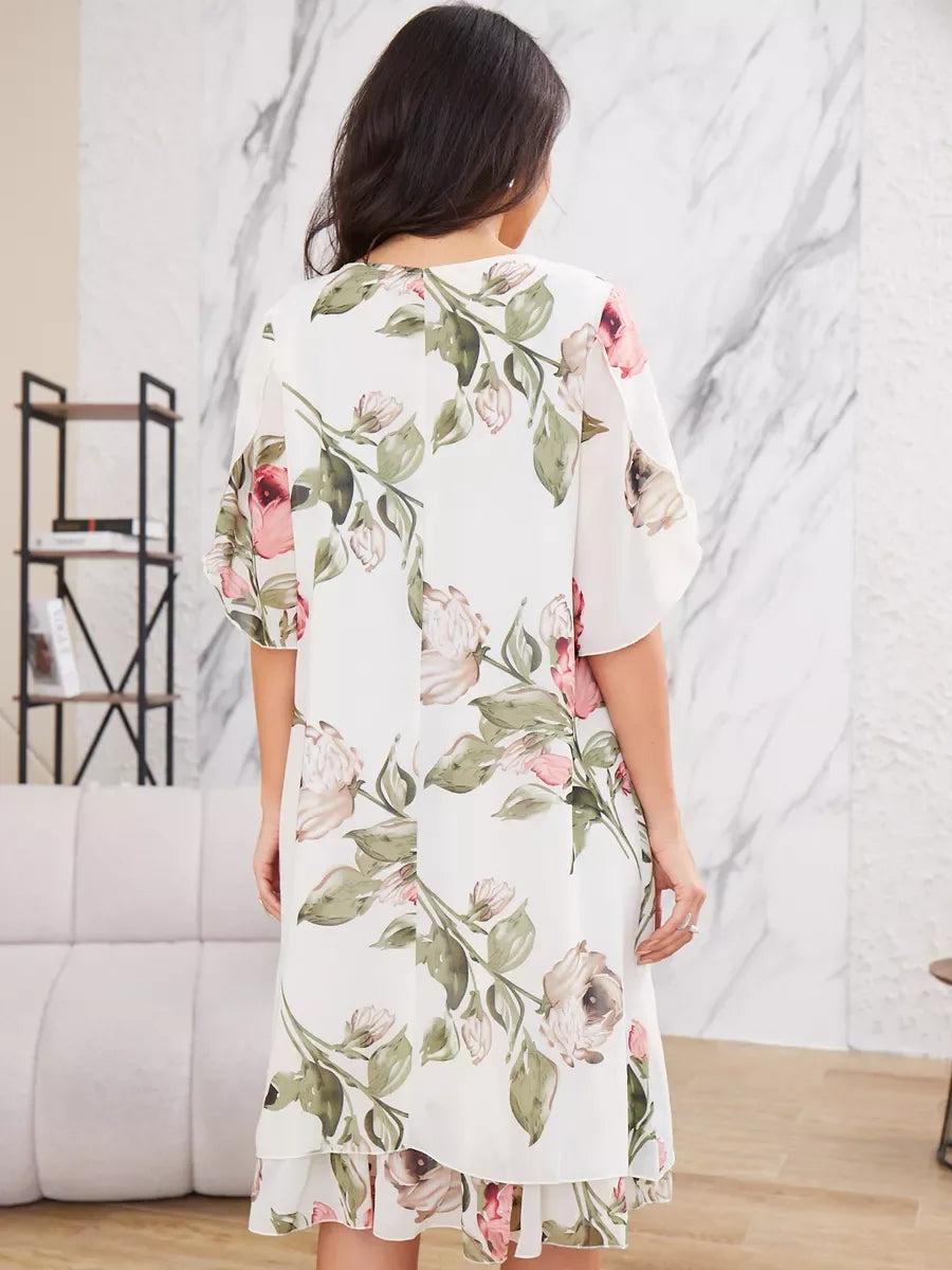 Roxanne – Rochie Florală Versatilă de Vară