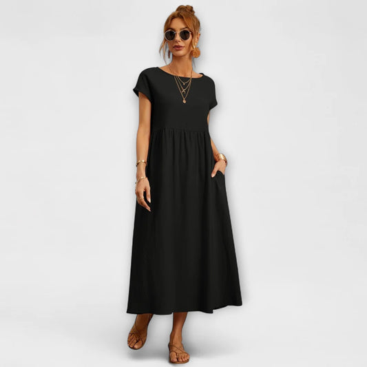 Magnolia – Rochie Lejeră de Primăvară cu Croială Relaxată
