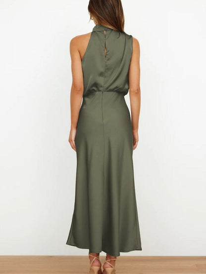 Lorena – Rochie Elegantă din Mătase Roz