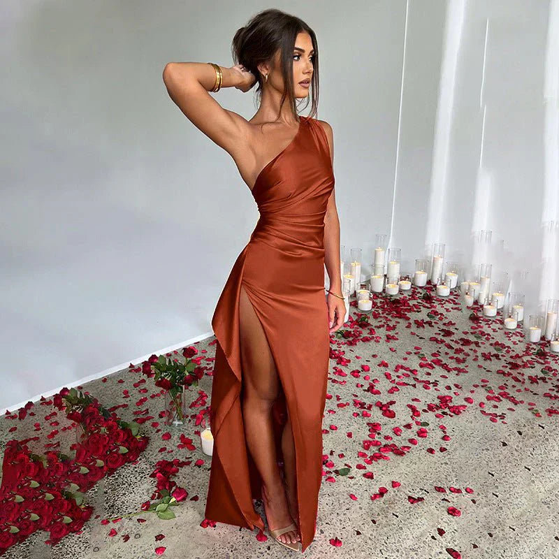 Elisenca – Rochie Maxi Elegantă cu Croială Fluidă